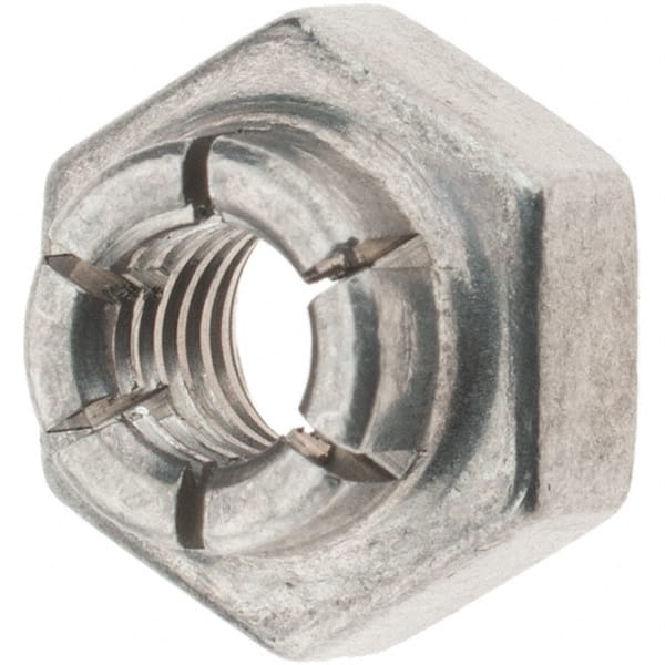 Value Collection - #8-32 UNJC 18-8 Hex Lock Nut with Expanding Flex Top - First Tool & Supply