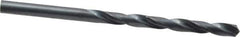 Hertel - #4 118° High Speed Steel Jobber Drill - Oxide Finish, Right Hand Cut, Spiral Flute, Straight Shank, 3-3/4" OAL, Standard Point - First Tool & Supply