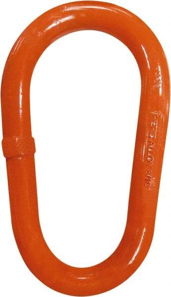 CM - 100 Grade Powder Coated Steel Oblong Master Link - 1-1/4" Diameter, 45,200 Lb Load Limit - First Tool & Supply