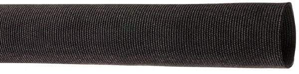 Techflex - 0.83" ID Black Woven Sleeving for Hoses - 50' Long, -50 to 248°F - First Tool & Supply