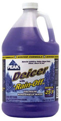 Peak - Water-Based Solution Windshield Washer Fluid - 1 Gal Bottle, -25°  Freezing Point - First Tool & Supply