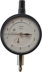 Mitutoyo - 0.025" Range, 0-10 Dial Reading, 0.0001" Graduation Dial Drop Indicator - 2-1/4" Dial, 0.01" Range per Revolution, 0.0001" Accuracy, Revolution Counter - First Tool & Supply