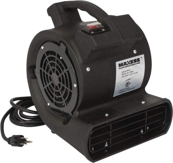 Maxess Climate Control Technologies - 5-3/4" Blade, Direct Drive, 1/15 hp, 300 CFM, Blower Fan - 2 Amps, 120 Volts, 1 Speed, Single Phase - First Tool & Supply