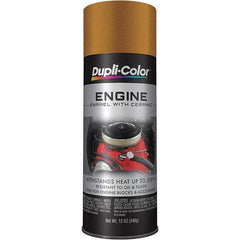 Krylon - 12 oz Universal Gold Automotive Heat Resistant Paint - High Gloss Finish, Comes in Aerosol Can - First Tool & Supply