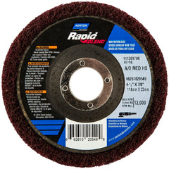 Norton - 4-1/2" Diam, Medium Grade, Aluminum Oxide Deburring Disc - First Tool & Supply