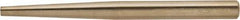 Ampco - 15/32" Nonsparking Punch - 6" OAL, Nickel Aluminum Bronze - First Tool & Supply