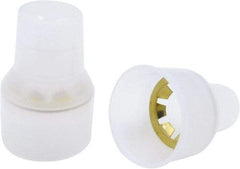 Ideal - 14 to 4 AWG Compatible, Nylon Insulation, Splice Cap Butt Splice Terminal - Opaque - First Tool & Supply