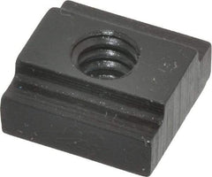 Gibraltar - 1/4-20 Blind Tapped T Slot Nut - 5/16" Slot Width, 9/16 x 3/16" Base Width x Height, 9/16 x 1/4" OAL x Height - First Tool & Supply