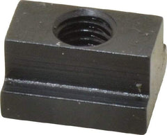 Gibraltar - 3/8-16 Blind Tapped T Slot Nut - 7/16" Slot Width, 11/16 x 7/32" Base Width x Height, 7/8 x 1/2" OAL x Height - First Tool & Supply