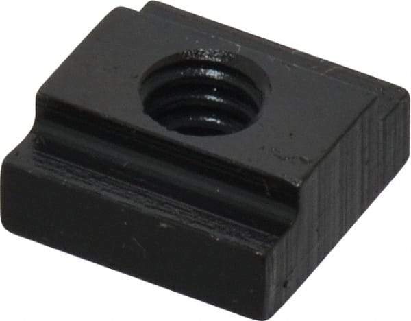 Gibraltar - 1/4-20 Tapped Through T Slot Nut - 5/16" Slot Width, 9/16 x 3/16" Base Width x Height, 9/16 x 1/4" OAL x Height - First Tool & Supply