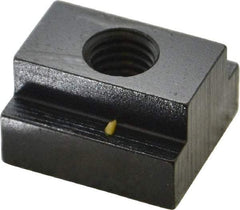 Gibraltar - 1/2-13 Tapped Through T Slot Nut - 11/16" Slot Width, 1-1/8 x 7/16" Base Width x Height, 1-1/4 x 3/4" OAL x Height - First Tool & Supply