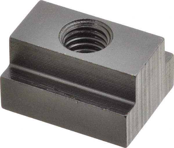 Gibraltar - M10x1.50 Tapped Through T Slot Nut - 9/16" Slot Width, 22 x 9mm Base Width x Height, 29 x 16mm OAL x Height - First Tool & Supply