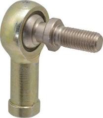 Alinabal - 5/16" ID, 7/8" Max OD, 2,800 Lb Max Static Cap, Spherical Rod End - 5/16-24 RH, 0.437" Shank Diam, 3/4" Shank Length, Steel with Molded Nyloy Raceway - First Tool & Supply