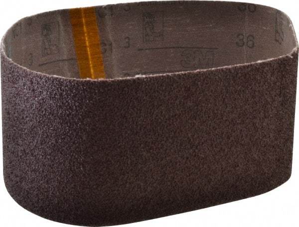 3M - 3" Wide x 24" OAL, 36 Grit, Aluminum Oxide Abrasive Belt - Aluminum Oxide, Very Coarse, Coated, X Weighted Cloth Backing, Series 341D - First Tool & Supply