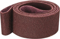 3M - 4" Wide x 132" OAL, Aluminum Oxide Abrasive Belt - Aluminum Oxide, Medium, Nonwoven, Series SC-BS - First Tool & Supply