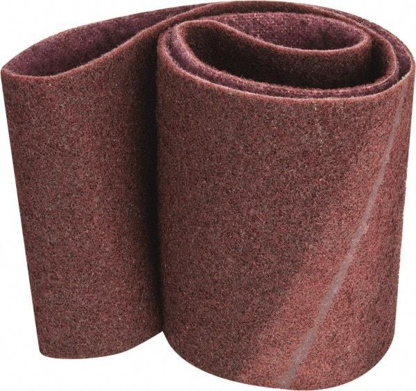 3M - 6" Wide x 48" OAL, Aluminum Oxide Abrasive Belt - Aluminum Oxide, Medium, Nonwoven, Series SC-BS - First Tool & Supply