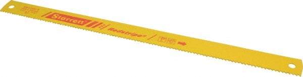 Starrett - 17" Long, 6 Teeth per Inch, High Speed Steel Power Hacksaw Blade - Toothed Edge, 1-1/4" Wide x 0.062" Thick - First Tool & Supply