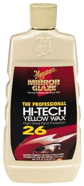 Mirror Glaze - Automotive Liquid Yellow Wax - 16 oz Bottle - First Tool & Supply