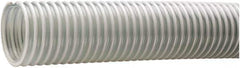 Kuriyama of America - 2-1/2" ID x 3.07" OD, 40 Max psi, Full In. Hg, Dry Material Handling & Transfer Hose - PVC, -40 to 150°F, 3" Bend Radius, 100' Coil Length, Clear - First Tool & Supply