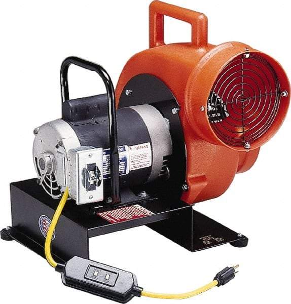 Allegro - 8" Inlet, Direct Drive, 4 hp, 1,850, 760 CFM, Blower - 10 Amp Rating, 115 Volts, 1,140 & 1,725 RPM - First Tool & Supply