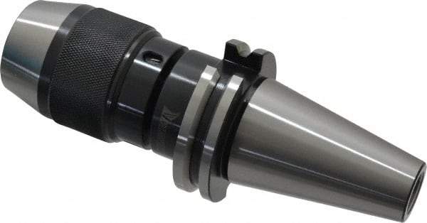 Interstate - DV40, 0 to 1/2" Capacity, Tapered Mount Drill Chuck - Keyless - Exact Industrial Supply