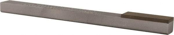 Norton - Coarse, 1" Length of Cut, Single End Diamond Hone - 10/20 Micron, 3/8" Wide x 1/4" High x 4" OAL - First Tool & Supply