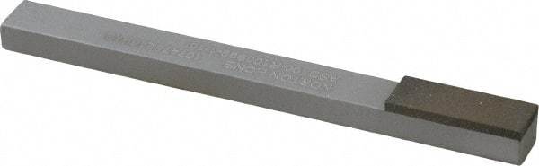 Norton - Fine, 1" Length of Cut, Single End Diamond Hone - 100 Grit, 3/8" Wide x 1/4" High x 4" OAL - First Tool & Supply