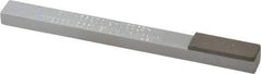 Norton - Very Fine, 1" Length of Cut, Single End Diamond Hone - 220 Grit, 3/8" Wide x 1/4" High x 4" OAL - First Tool & Supply