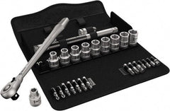 Wera - 1/2" Drive Standard Socket Set - 10 to 19mm - First Tool & Supply