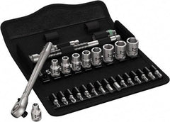 Wera - 1/4" Drive Standard Socket Set - 3/16 to 1/2" - First Tool & Supply