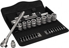 Wera - 3/8" Drive Standard Socket Set - 1/4 to 3/4" - First Tool & Supply