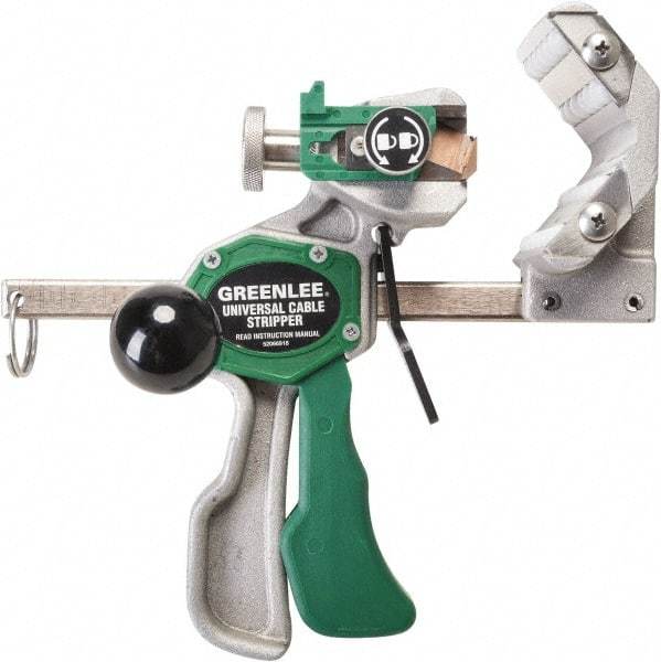 Greenlee - 1/2" to 3" Capacity Cable Wire Stripper - 1/2" Min Wire Gage - First Tool & Supply