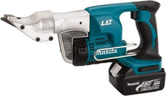 Makita - 2,800 SPM, Pistol Grip Handle, Handheld Cordless Shear - 18 Gauge Cutting Capacity - First Tool & Supply