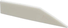 Noga - Bi-Directional Ceramic Deburring Scraper Blade - Round Blade Cross Section, Use on Straight Edge Surfaces - First Tool & Supply