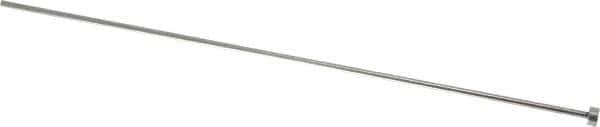 Gibraltar - 3/32" Pin Diam, 1/4" Head Diam x 1/8" Head Height, 8" OAL, Straight Ejector Pin - Steel, 7-7/8" Pin Length - First Tool & Supply