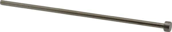 Gibraltar - 11/64" Pin Diam, 11/32" Head Diam x 3/16" Head Height, 6" OAL, Straight Ejector Pin - Steel, 5-13/16" Pin Length - First Tool & Supply