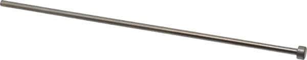 Gibraltar - 11/64" Pin Diam, 11/32" Head Diam x 3/16" Head Height, 8" OAL, Straight Ejector Pin - Steel, 7-13/16" Pin Length - First Tool & Supply