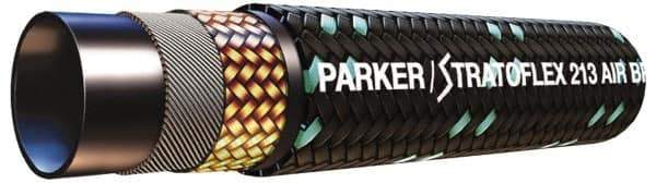 Parker - -32 Hose Size, 1-13/16" ID x 2.14" OD, 200 psi Work Pressure Hydraulic Hose - 55" Long Coil, 14" Radius, Synthetic Rubber, -50°F to 302°F - First Tool & Supply