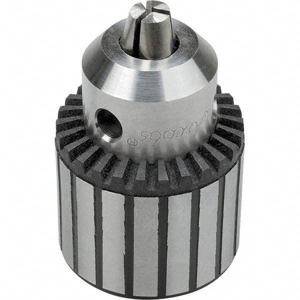 Dynabrade - 3/8-24, 3/8" Max Capacity, Threaded Mount Drill Chuck - Keyed - Exact Industrial Supply