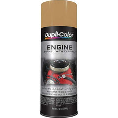 Dupli-Color - 12 oz Cummins Beige Automotive Heat Resistant Paint - Gloss Finish, 500°F Max Temp, Comes in Aerosol Can - First Tool & Supply