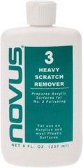 Novus - 8 Ounce Bottle Scratch Remover for Plastic - Heavy Scratch Remover - First Tool & Supply