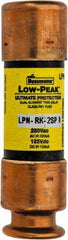 Cooper Bussmann - 125 VDC, 250 VAC, 2 Amp, Time Delay General Purpose Fuse - Fuse Holder Mount, 50.8mm OAL, 100 at DC, 300 at AC (RMS) kA Rating, 9/16" Diam - First Tool & Supply