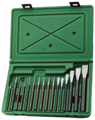 SK - 16 Piece Punch & Chisel Set - First Tool & Supply