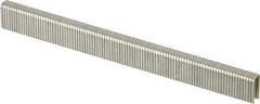 Porter-Cable - 1/2" Long x 1/4" Wide, 18 Gauge Narrow Crown Construction Staple - Grade 2 Steel, Galvanized Finish - First Tool & Supply