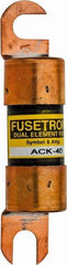 Cooper Bussmann - 40 Amp Time Delay Fast-Acting Forklift & Truck Fuse - 125VAC, 125VDC, 3.74" Long x 0.75" Wide, Littelfuse CCK040, Bussman ACK-40, Ferraz Shawmut ACK40 - First Tool & Supply