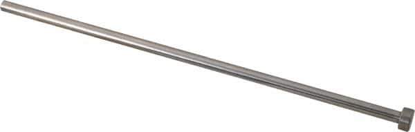 Gibraltar - 7/32" Pin Diam, 13/32" Head Diam x 3/16" Head Height, 8" OAL, Straight Ejector Pin - Steel, 7-13/16" Pin Length - First Tool & Supply