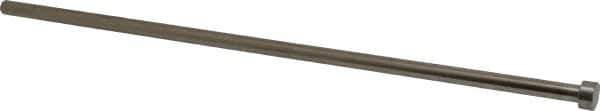 Gibraltar - 5/16" Pin Diam, 1/2" Head Diam x 1/4" Head Height, 12" OAL, Straight Ejector Pin - Steel, 11-3/4" Pin Length - First Tool & Supply