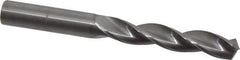 Kennametal - 31/64" 130° Solid Carbide Jobber Drill - Bright Finish, Right Hand Cut, Spiral Flute, Straight Shank, 4.65" OAL, Standard Point - First Tool & Supply