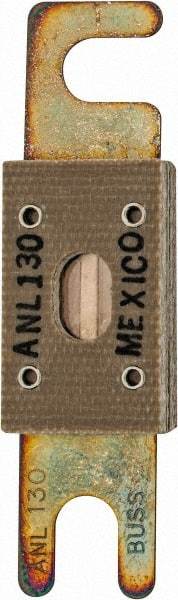 Cooper Bussmann - 130 Amp Non-Time Delay Fast-Acting Forklift & Truck Fuse - 125VAC, 80VDC, 3.18" Long x 0.75" Wide, Littelfuse CNL130, Bussman ANL-130, Ferraz Shawmut CNL130 - First Tool & Supply