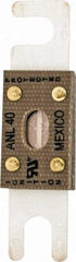 Cooper Bussmann - 40 Amp Non-Time Delay Fast-Acting Forklift & Truck Fuse - 125VAC, 80VDC, 3.18" Long x 0.75" Wide, Littelfuse CNL40, Bussman ANL-40, Ferraz Shawmut CNN40 - First Tool & Supply